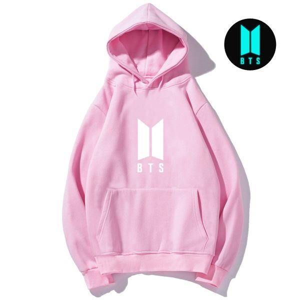 

luminous bts hoodie k pop bangtan boys sweatshirt womens men hoodie album jungkook v suga k-pop kpop clothes pullover, Black