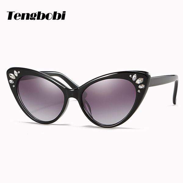 

cat eye style clear frame sunglasses women beach fashion female glasses uv400 cy208, White;black