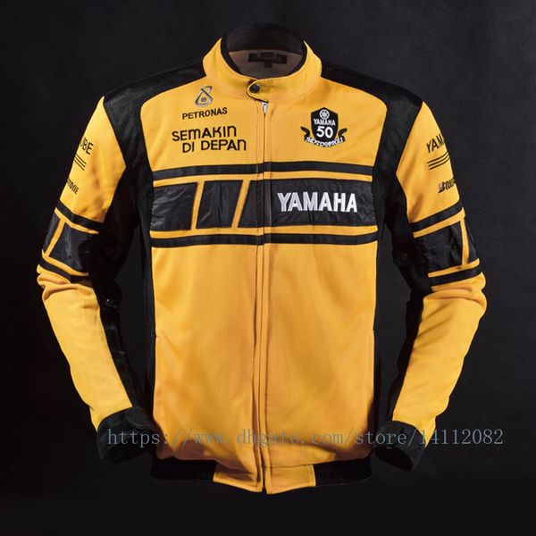 

MOTOGP 50-year Anniversary Jacket for YAMAHA Racing Team Summer Motorcycle Mesh Breathable Jacket Coat with 5 Protective Gear