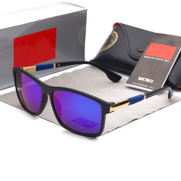 

Polarized len fa hion ungla e for men and women brand de igner eyewear gla e mirrored un gla e with ca e and box