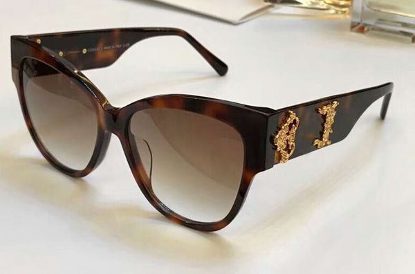 

women ve4322 ve/4322 havana/gold cat eye sunglasses 55mm sonnenbrille designer sun glasses new with box, White;black