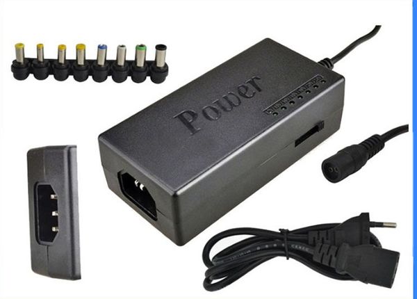

universal 96w lapnotebook 15v-24v ac charger power adapter with 8 connectors 10pcs/lot