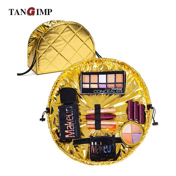

tangimp dropshipping drawstring makeup bags lazy cosmetic case large pouch totes travel for girls waterproof storage bag korea