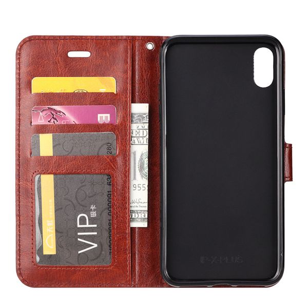 

for samsung galaxy s10 s10+ s10e wallet case pu leather cases for iphone xs xr max x 8 plus 7 6 note 9