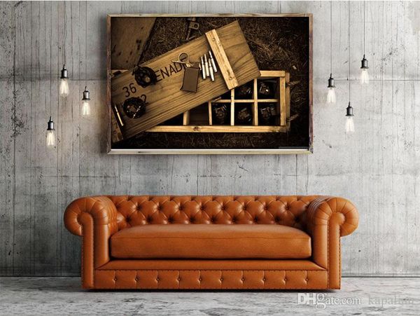 

grenades box wallpaper home decor art poster print 16 24 36 47 inches