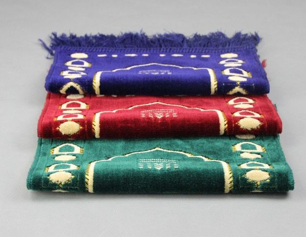 

children velve islamic muslim prayer mat blanket salat musallah prayer rug tapis carpet tapete banheiro islamic praying 32*32cm