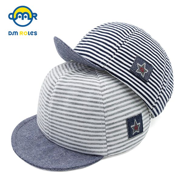 

dmroles 2018 fashion baby hats for boys girls baseball cap children snapback cap boys mesh hat coon striped summer, Yellow