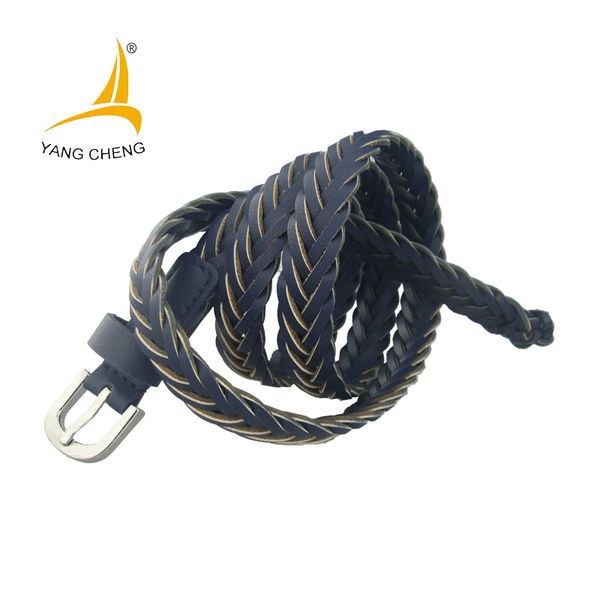 

cnyangcheng]1.4cm thin kids navy belts corset nice pu waist belts pin buckle fashion ladies female luxury, Black;brown