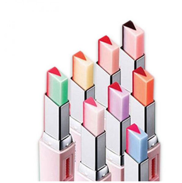 

fashion korean bite lipstick v cutting two tone tint silky moisturzing nourishing lipsticks lip cosmetic