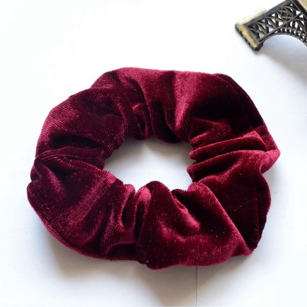 

fashion velvet elastic hair ropes scrunchies girls' no crease hair ties women hairbands headdress accessories
