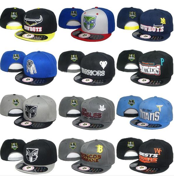 

2018 New Men's 12 Styles NRL Baseball Snapback Hats Women's Sport Adjustable Caps Fashion Hip Hop Chapeaus