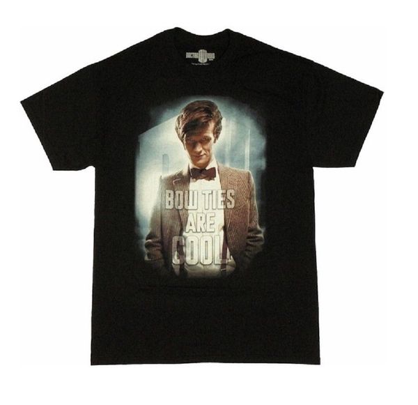 

doctor who bow ties p licensed t shirt summer short sleeves cotton fashion t shirt funny t-shirt men, White;black
