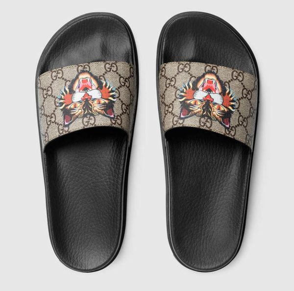 

Men designers g sandals 2019 casual rubber summer huaraches slippers g loafers fashion flats leather Brand slides designers sandals 39-46