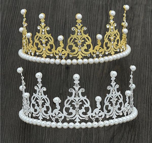

birthday roast accessories, big crown, birthday cake, highlights, pearl headdress, Silver