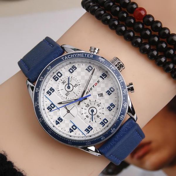 

sports and leisure watch for men and women really belt waterproof lover's watch 2018 sell, Slivery;brown