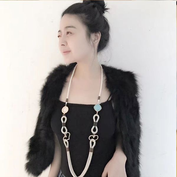 

amorita boutique fashion jewelry long chain necklace, Silver