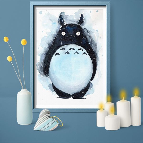 

wall art miyazaki hayao classic animation film series spirited away my neighbor totoro art canvas painting poster print decor