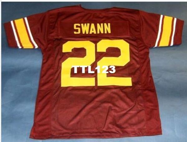 

мужчины пользовательские #22 lynn swann пользовательские usc трояны джерси южный cal колледж джерси размер s-4xl или пользовательские любое, Black;red