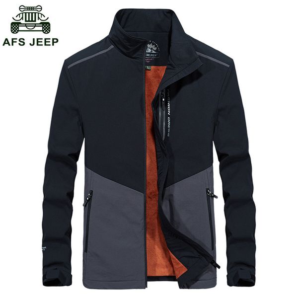 

2018 fashion brand men winter jackets coat thick jacket men's business casual jacket men autumn outwear jackets d128, Black;brown