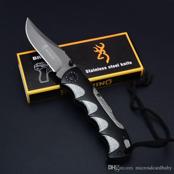 

Browning DA37 Pocket Folding knife 3Cr13Mov Blade EDC Hand Tools Outdoor Camping Hunting Hiking Knives Survival Gear P613Q