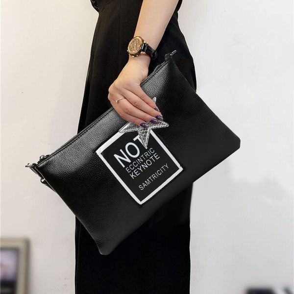 

famous brands womens fashion genuine leather handbag large capacity banquet clutch bag shoulder crossbody messenger day clutches
