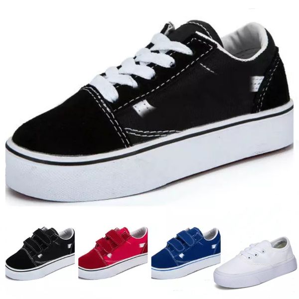 

New Revenge x Storm Black Children Casual Shoes Kendall Jenner Ian Connor babay Kids Old Skool boys girls Casual Shoes