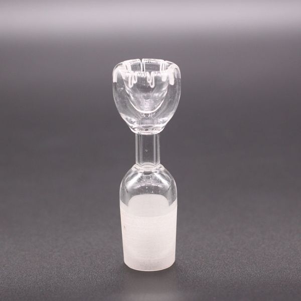 Doppelter Domeless-Quarz-Banger-Nagel, 14 mm, 18 mm, weibliches männliches Gelenk, Quarz-Domeless-Banger-Nägel, Schüssel für Risse, Dabs, Wachs, Bohrinseln, Glasbongs