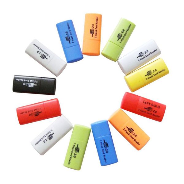 

500pcs/lot little dog usb 2.0 memory tf card reader ,micro sd card reader dhl fedex ing