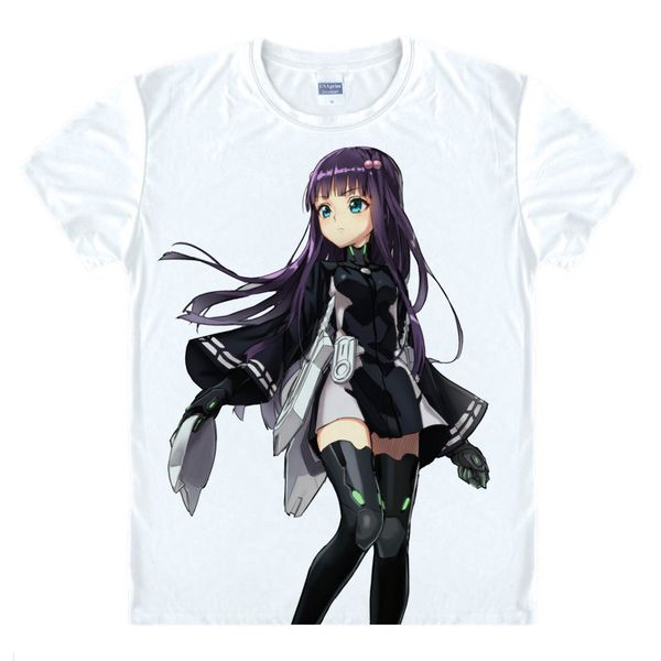 

twin star exorcists t-shirts multi-style short sleeve shirts sosei no onmyoji enmadou rokuro adashino benio cosplay shirt, White;black