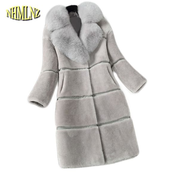 

2018 women winter faux fur coat thicken warm female artificial fur coats and jackets solid color coat faux warm lh227, Black