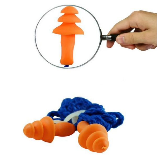 

Authentic oft ilicone corded ear plug with rope noi e reduction chri tma tree earplug protective earmuff hip