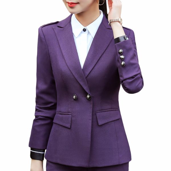 

2018 women eleblazer for office lady female full sleeve jacket, White;black