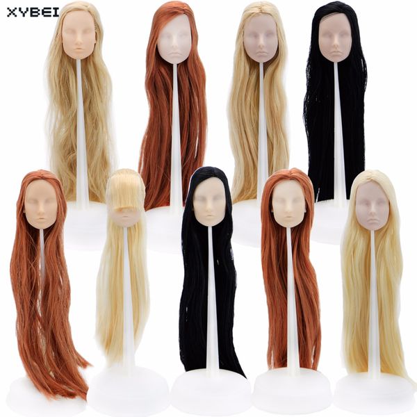 High Quality Plastic Soft Doll Heads Mixed Style Diy Practice