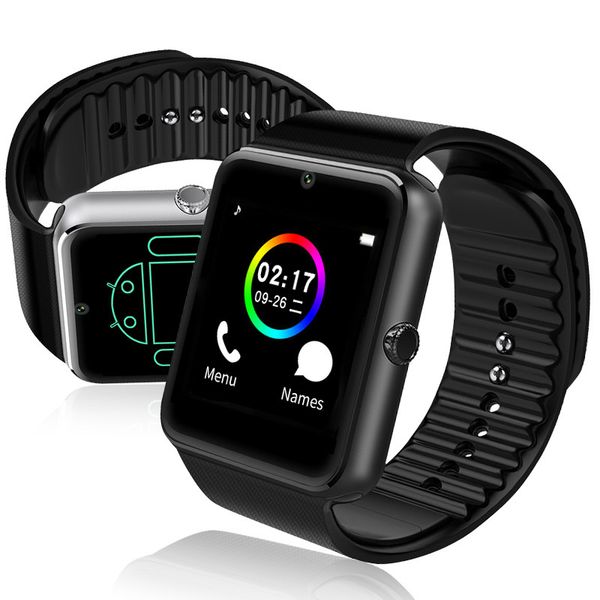 

Gt08 mart watch bluetooth martwatche for android martphone im card lot nfc health watch for android with retail box