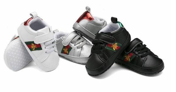 

2018 НОВЫЙ Little bee Baby Shoes Новорожденные Мальчики Девочки Первые Ходунки Дети Малыши з