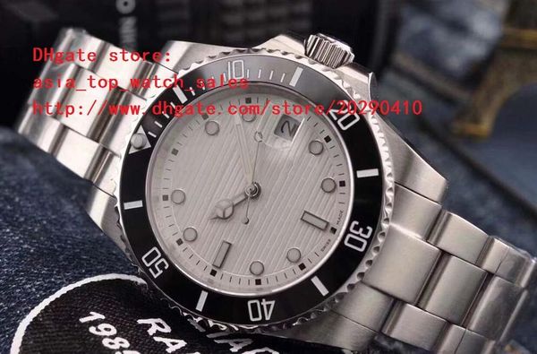 

2018 роскошные 116610 40 мм серая полоса zifferblatt азия 2815 керамический безель сапфировое зеркало высокое качество мужская watc, Slivery;brown
