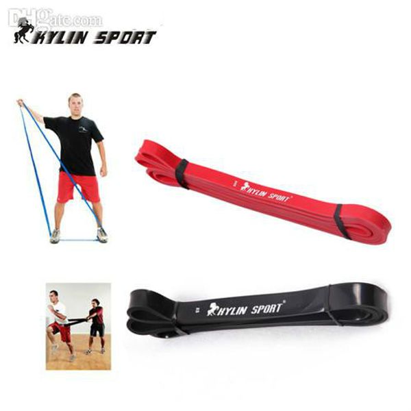 

wholesale-set of 2 red and black resistance bands loop fitness crossfit power lifting pull up band