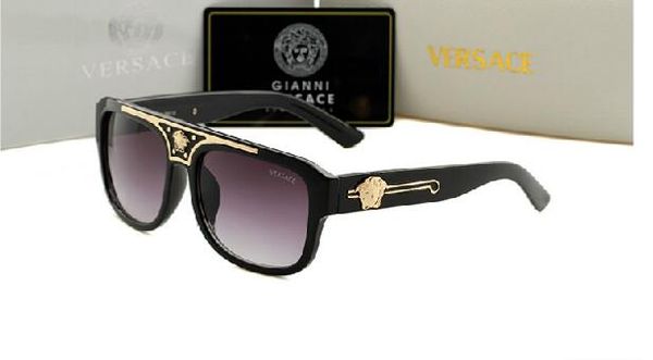 

popular sunglasses luxury men women brand designer 0083s square summer style full frame uv protection mixed color come with box, Blue;gray