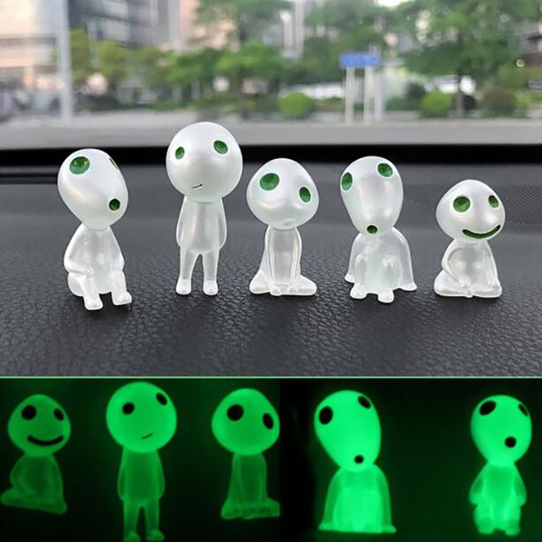 5 pçs / lote ornamentos de carros ornamentos de resina Árvore elfos boneca Automotivo interior Decoração de Decoração Espírito Forest Elf para princesa mononoke