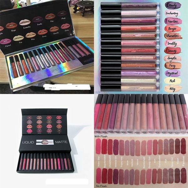 

2019 dhl liquid lip glo kit matte lip tick lip glo et waterproof long la ting colorful et 16color dhl