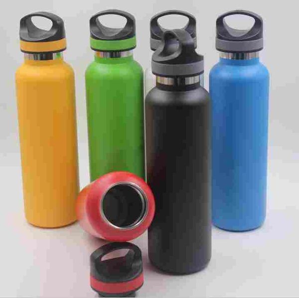 

600ml 20oz water bottle stainless steel vacuum insulated bottle double walled keeps drinks cold travel coffe sport bottle