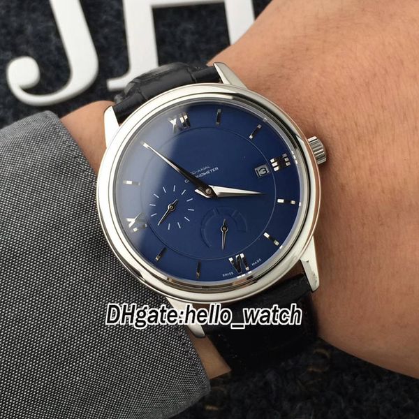 

new 8 color 424.13.40.21.03.002 blue dial automatic mens watch silver case leather strap sapphire glass gents watches, Slivery;brown