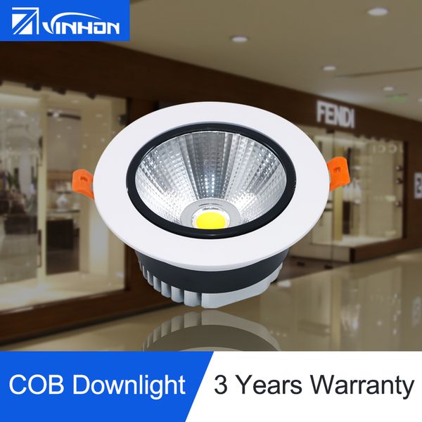Dimmable Downlight 10w 12w 15w Recessed Cob Downlight Super Bright