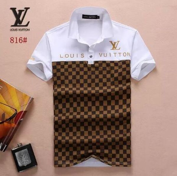 

QA23 Новая весна лето Медуза мужчины дизайнер футболки Футболки мода Poloshirt алфавит