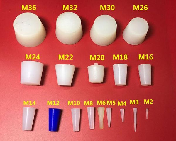 

silicone rubber cone tapered ser plugs powder coating paint (color random