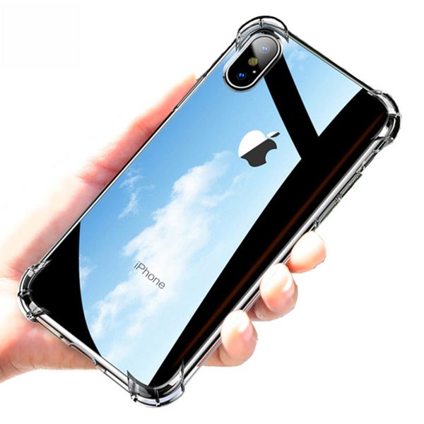 

air bag soft tpu clear phone case protect cover shockproof for new iphone xs max xr for samsung galaxy s7 s8 s9 note 9