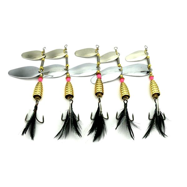 

5шт ложки рыболовный набор / набор для ловли форели / 10.5см spinnerbaits16.2g