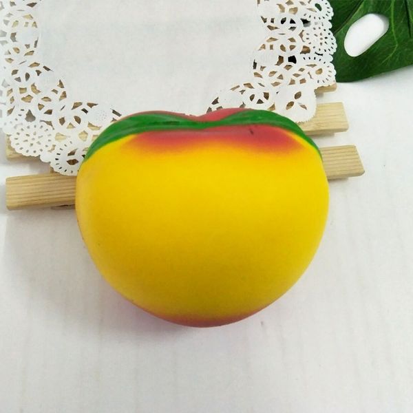 

pu slow rebound foam decompression toy simulation fruit peach peach
