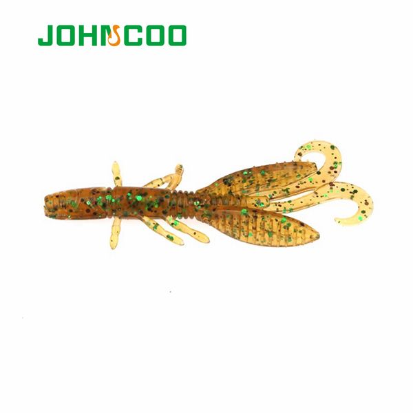 

outdoors johncoo 60pcs pesca artificial lure shrimp lure soft bait fishing lure 5.8cm/1.2g swimbait fishing lures ul fishing worm fly fi