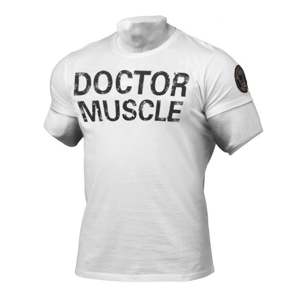 

2018 men letters round neck t-shirt jogging fitness sportswear quick-drying men's fitness t-shirt, Black;blue